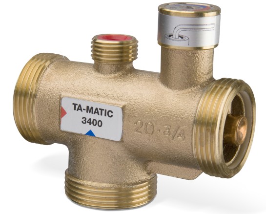 Heimeier - Termostatyczny zawór mieszający do ciepłej wody TA-MATIC 3400